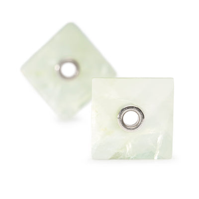 Prehnite and Chalcedon Earring Duo