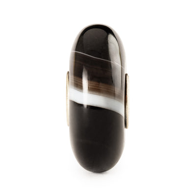 Black Striped Onyx Bead