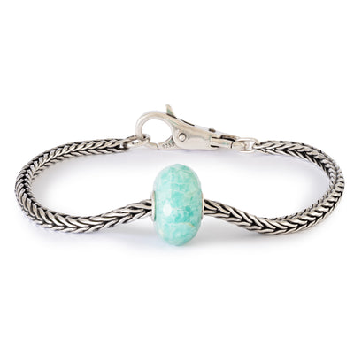 Pulsera en Plata con Amazonita