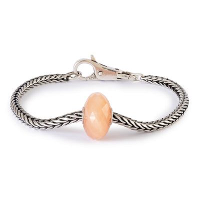 Pulsera en Plata con Piedra Lunar Feldespato