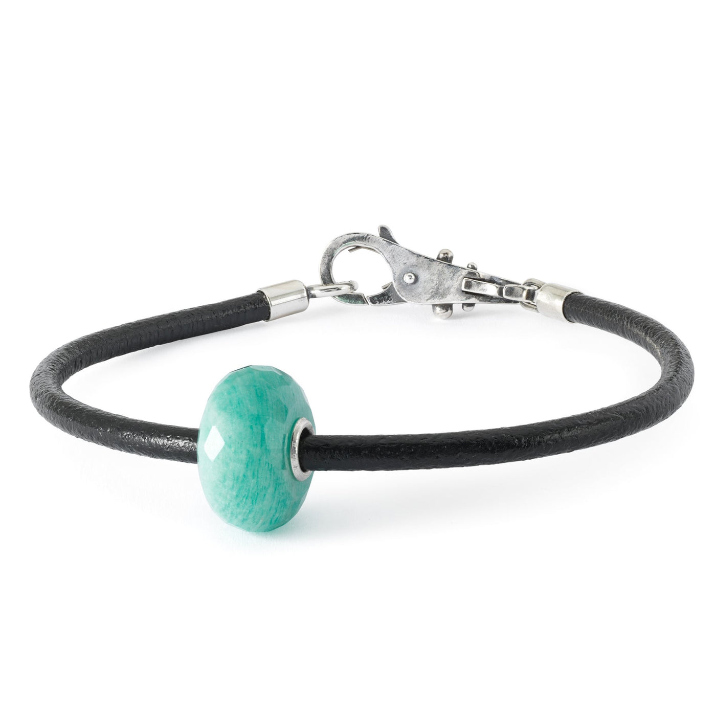 Pulsera de Cuero Amazonita